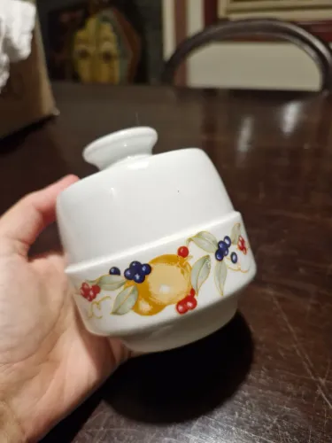 açucareiro porcelana vintage
