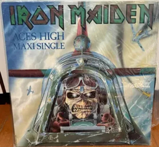 DIsco Vinil Iron Maiden - Aces High Maxi Single