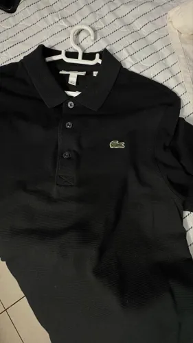 Camisa Lacoste Tamanho M Preta Nova