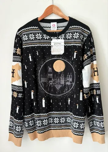 blusa blusão suéter de tricô tricot harry potter hogwarts g importado