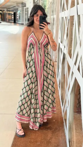 Vestido Cropped Tropicaxi - FARM