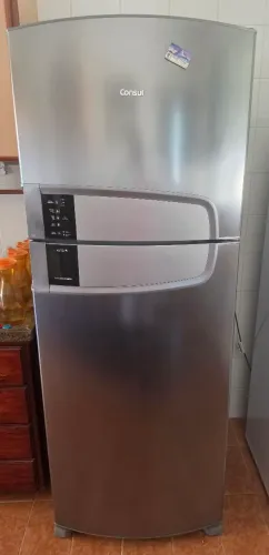Geladeira Consul 437 litros Inox modelo CRM55AKANA 110V