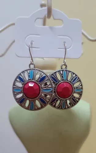 Lindo par de brincos vintage importado 