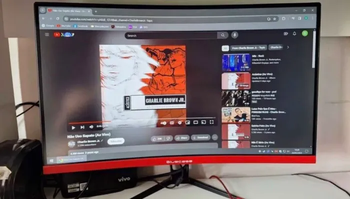 Monitor Gamer Bluecase 27" 1ms 144Hz Curvo FHD