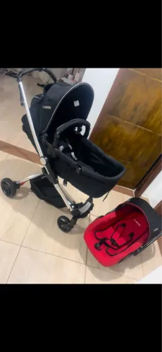 Bebê conforto e carrinho de bebê unissex 