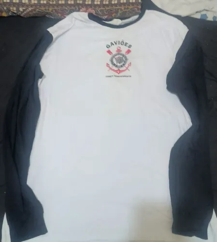 Camiseta Manga Longa Gaviões Da Fiel