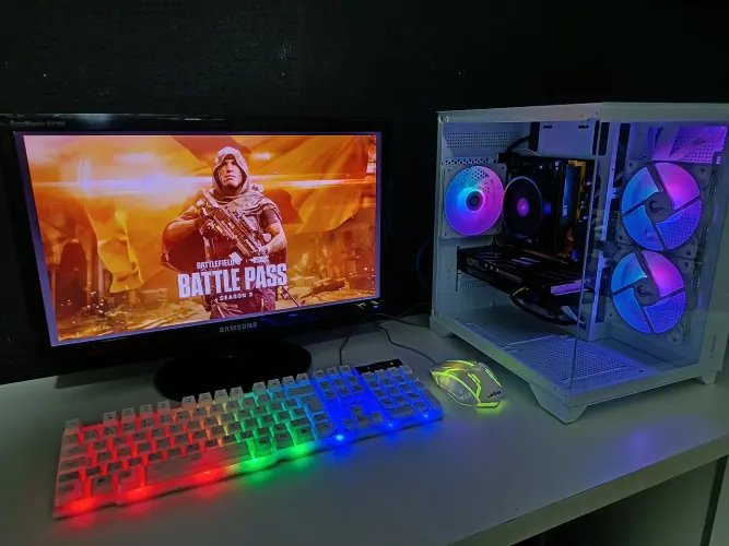 Pc gamer completo Ryzen BF6 warzone GTA RP com garantia 