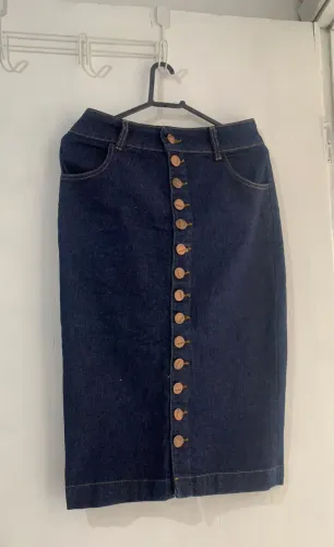 Saia jeans veste até tamanho 42