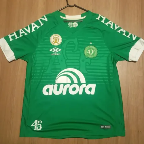 Camisa chapecoense usada em jogo 2019