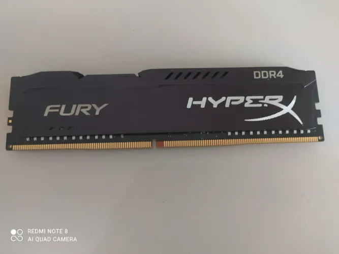 Memoria 8gb DDR4 2666Mhz HyperX Fury. Entrego