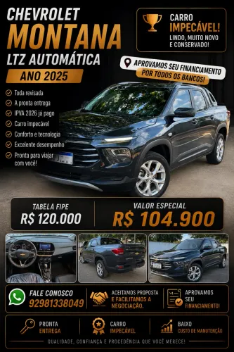 Chevrolet Montana LTZ 1.2 Turbo Flex 12V 4P Aut. 2025