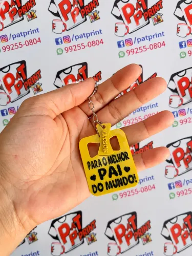 Chaveiro 3D