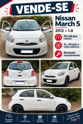 Nissan March S 1.0 16V Flex Fuel 5P 2012