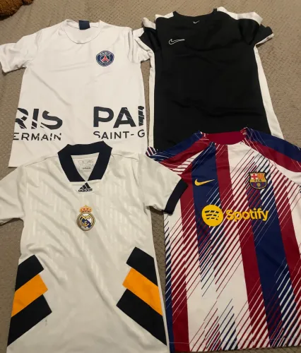 Camiseta infantil de time originais