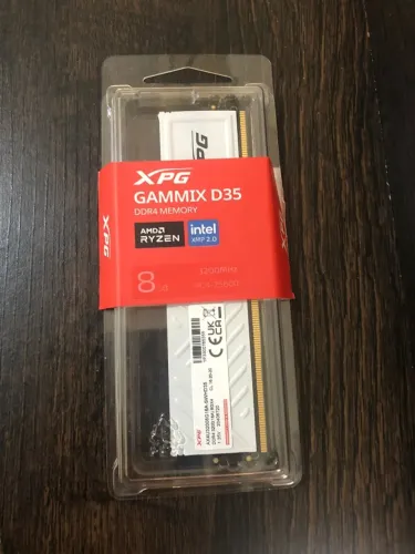 Memória DDR4 XPG GAMMIX D35, 8GB, 3200MHz, White