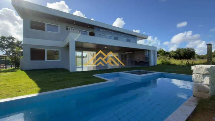 Casa de condomínio à venda em Camaçari, Busca Vida (Abrantes), com 5 quartos, 435,00m²