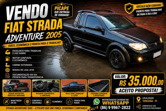 Fiat Strada Adv/adv Tryon 1.8 MPI Flex 8V CE 2005