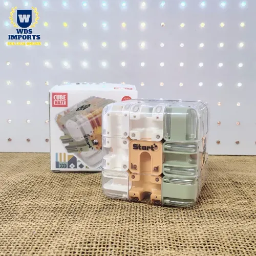 Cubo Mágico Labirinto Com Bola, Brinquedo Educativo Infantil