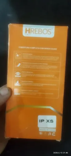 Caixa de película de vidro para iPhone XS