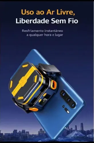COOLER GAMER ORIGINAL COM BATERIA REMOVÍVEL