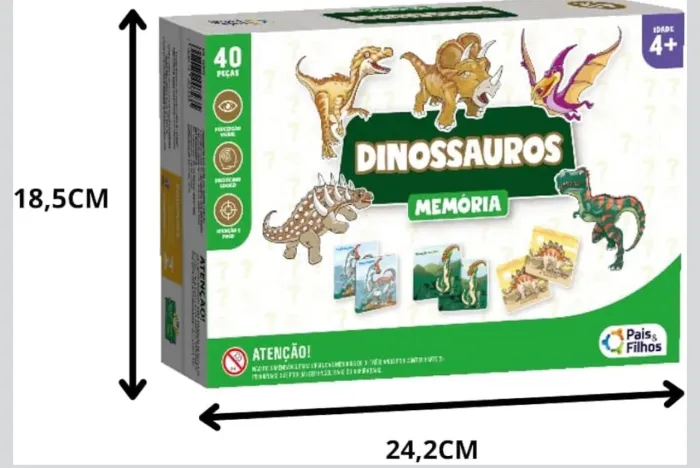 Jogo Da Memória - Dinossauros