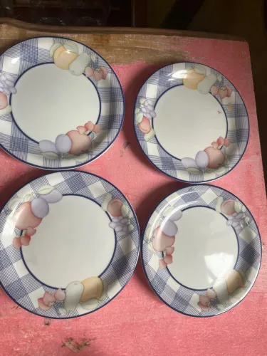 Pratos de sobremesa Germer-porcelana