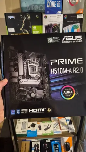Placa mãe ASUS Prime H510M-A R2.0, LGA 1200, DDR4, nova, lacrada, com garantia!