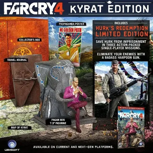 Far Cry 4 edição de colecionador ps4 - Kyrat Edition Pagan Min statue