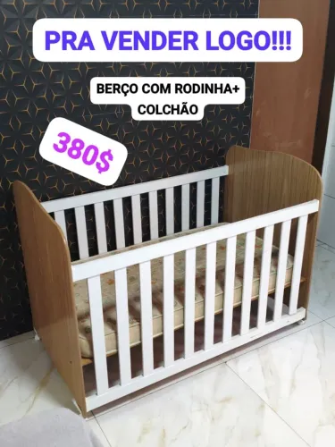 BERÇO + COLCHÃO
