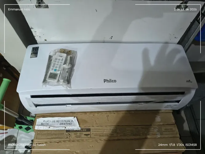 Vendo unidade evaporadora Philco 9.000 btus eco inverter nunca usado