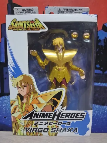 Boneco cavaleiros do zodíaco anime heroes Shaka de virgem