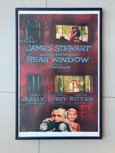 Pôster/Quadro filme Janela Indiscreta (rear window)
