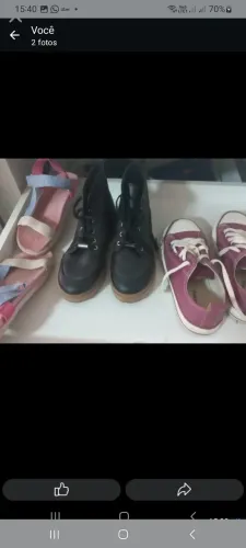 Sapatos infantins