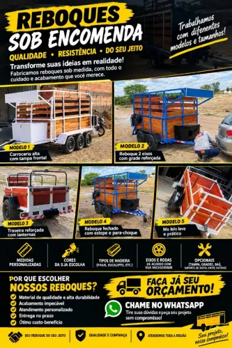 Reboques,carretinhas