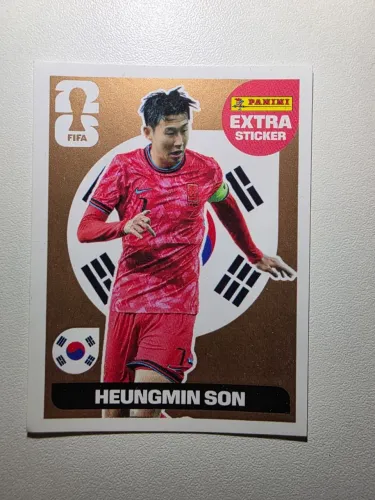 Figurinha Panini Copa do mundo 2026 - Extra Sticker - Heungmin Son - Bronze.