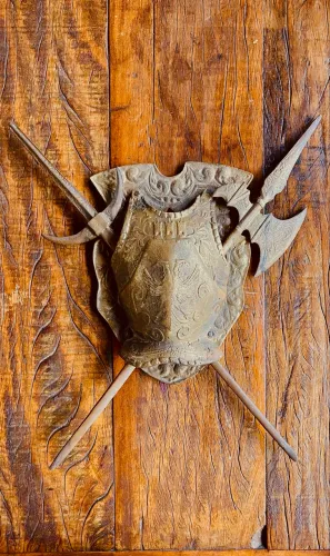 Brasão Imperial de Bronze 32 cm X 27 cm | 2,1 kg