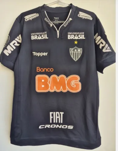Camisa Atlético Mineiro usada em jogo da Libertadores, 2018, por Vinicius Goes.