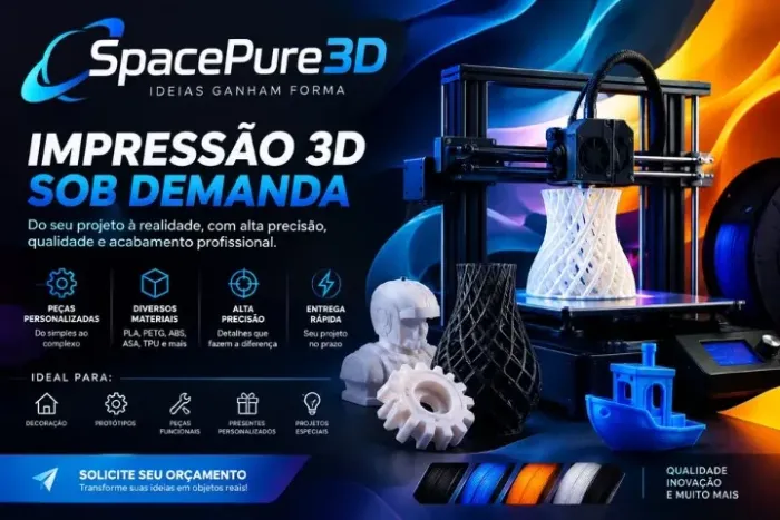 IMPRESSÃO 3D SOB DEMANDA | SpacePure3D