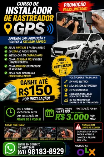 CURSO DE INSTALADOR DE RASTREADOR GPS