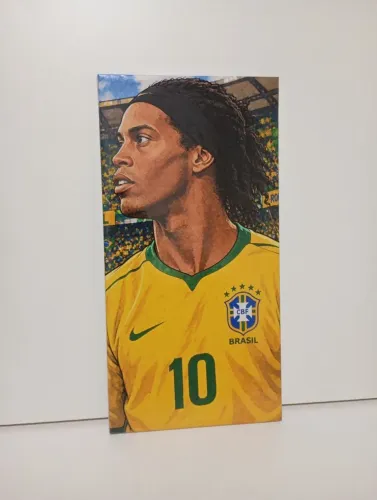 Plaquinha decorativa Ronaldinho gaúcho
