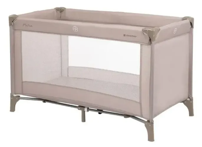 Cercado Grade Tela De Proteção Bebe Infantil Matea Beige Kikkaboo Cor Bege