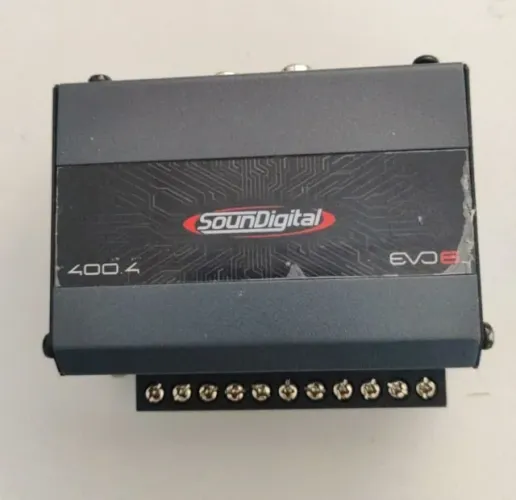 Módulo Amplificador Soundigital 400.4 Evo 6 Classe D 4 Canais 4 Ohms - Canal 2 Ohms E Brid