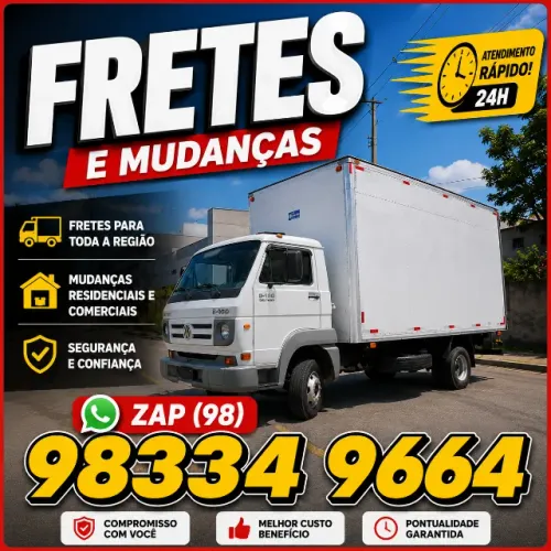 Frete e Mudanças com Atendimento Direto e Transparente - Fretes