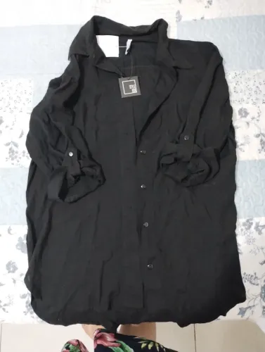 Camisa social 3/4 feminina P