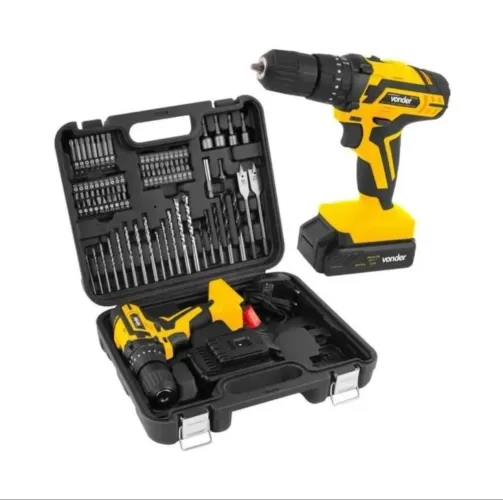 Parafusadeira/Furadeira Vonder 12v Impacto c/acessórios (Pronta entrega)