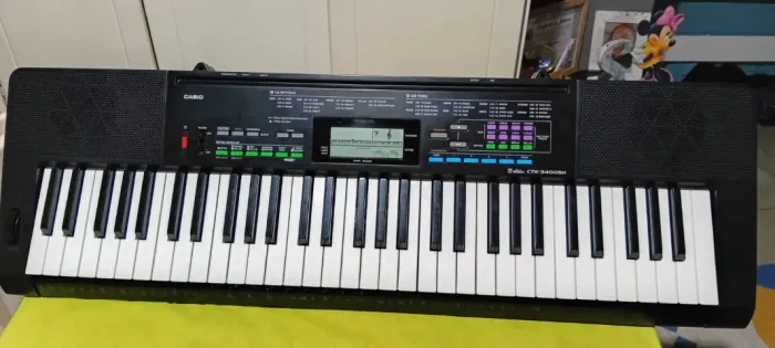   Teclado Casio Completo + Suporte + Pedal + Capa | Muito Conservado