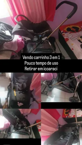 Carrinho bebe 3 em 1