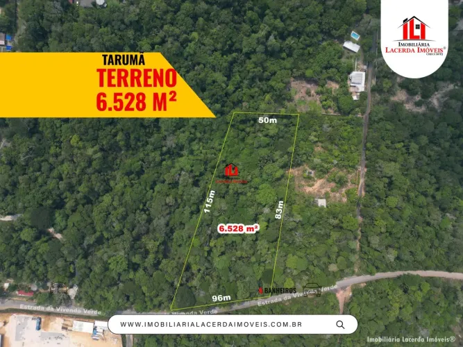 Terreno com 6.528m² ao lado do condomínio Vivenda Verde, COMERCIAL ou RESIDENCIAL