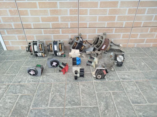 Peças de Máquina de Lavar - Atuador, Bomba, Válvula, Motor e Correia