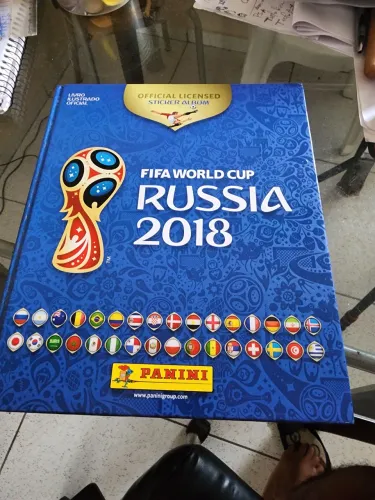 Álbum Capa dura Copa do Mundo Rússia 2018 CompletoC